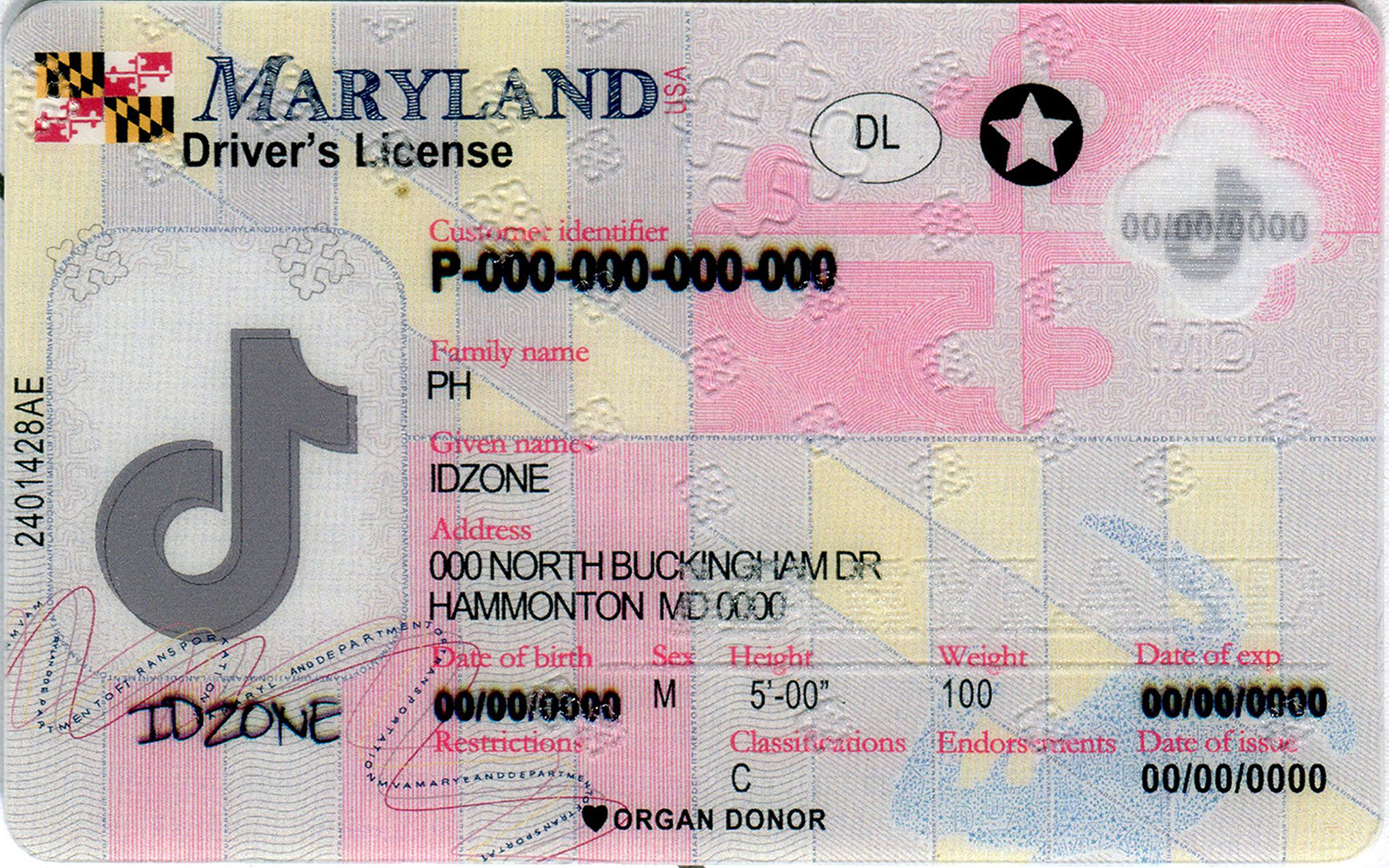 MARYLAND-New fake id