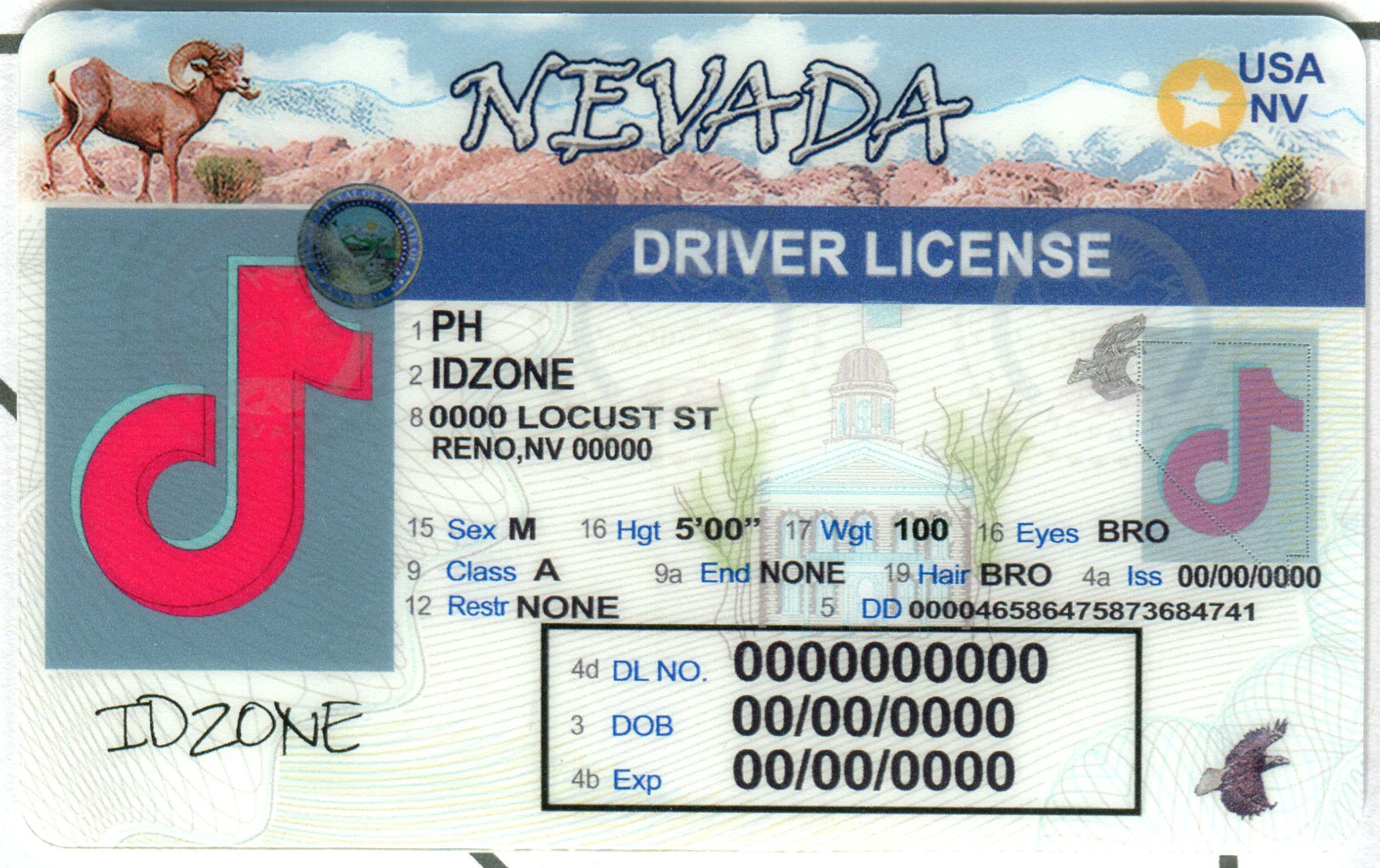 NEVADA buy fake id