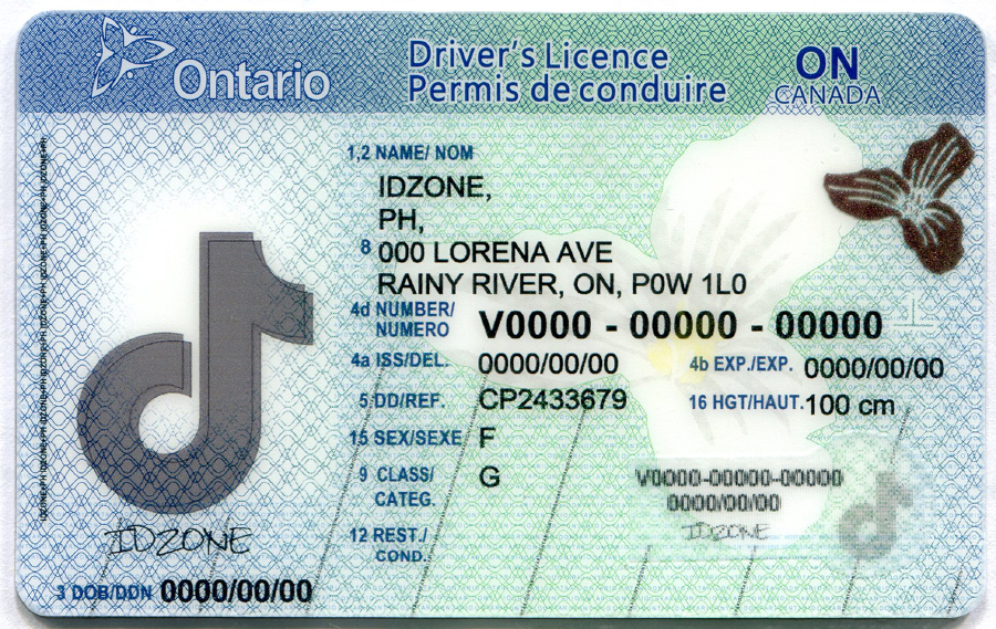 Canada Ontario(CAN ON) buy fake id