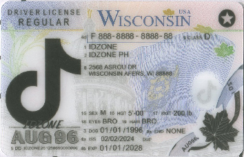 （New）WISCONSIN fake id