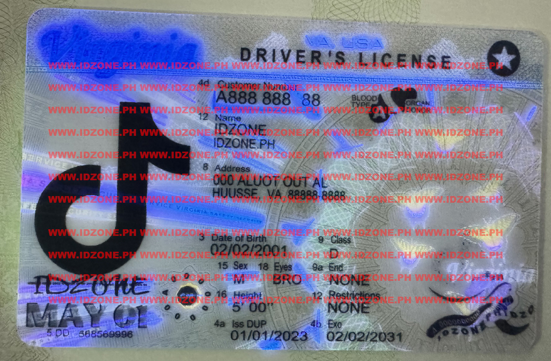 FAKE ID VA UV