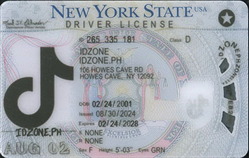 （New）NEW YORK fake id